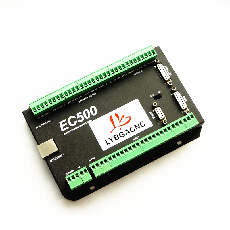 Mach3 Ethernet Управление карты EC500 фрезерный станок с ЧПУ 3/4/5/6 оси движения Управление карты 460 кГц коммутационная плата для DIY фрезерный станок с ЧПУ