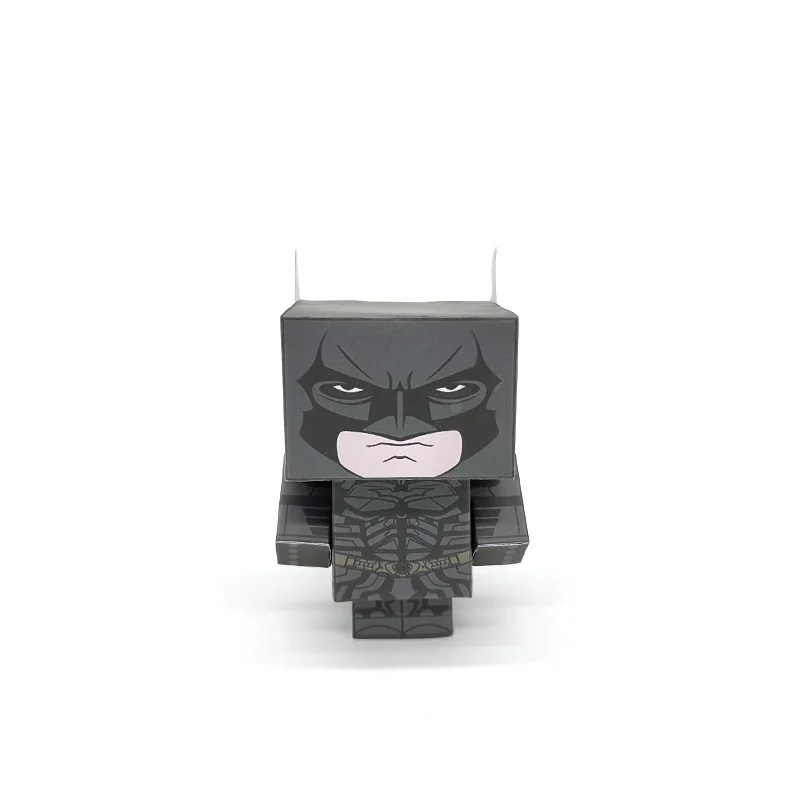 No-glue DC Comics Бэтмен складной разделочный милый мини 3D бумажная модель бумажное ремесло Фильм рисунок DIY Cubee дети взрослые ремесло игрушки CS-026