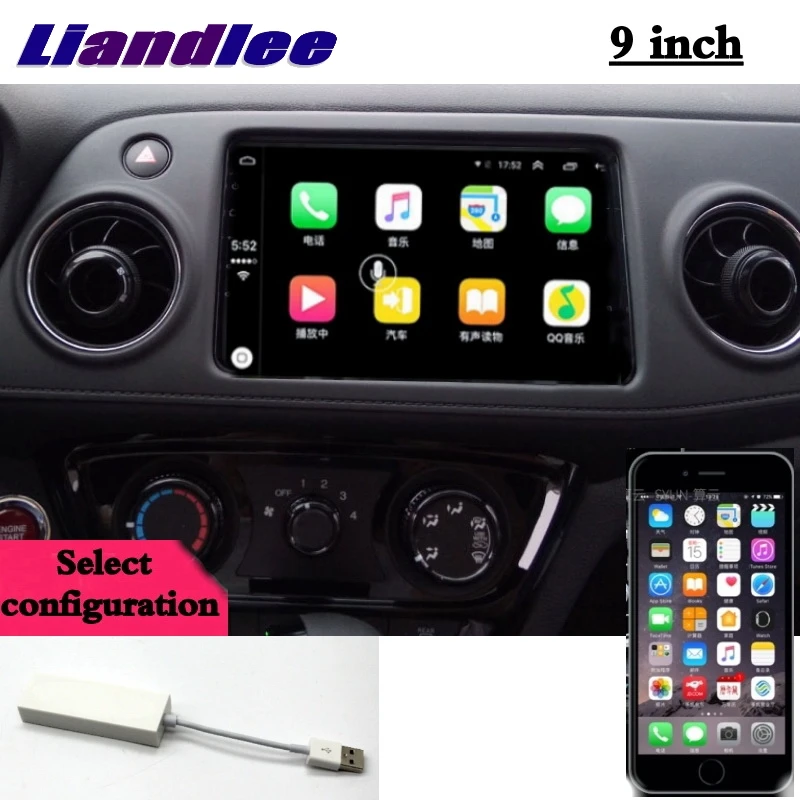 Liandlee для Honda XR-V XRV 2013 ~ 2018 LiisLee Автомобильный мультимедийный CarPlay адаптер gps аудио Hi-Fi радио оригинальный стиль Навигация