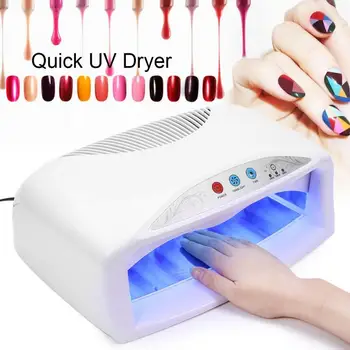 

Nail Lamp 54W UV Nail Dryer Lamp Quick Drying Nail Gel Polish with Fan & Timer Setting US 110V