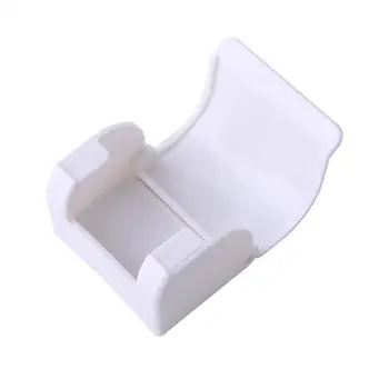 

White Shaver Storage Rack Adhesive Razor Holder Wall Mounted Razor Rack for Bathroom #SW