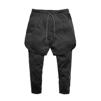 

Running Shorts Mens Leggings and shorts 2 in 1 Sweatpants Gym Fitness Sportswear Short pants Jogger Training Clothing