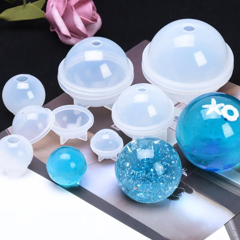 Кристалл падение гель DIY Кристалл моделирование льда блочная форма силиконовые формы гель для украшения мобильного телефона в виде ракушки