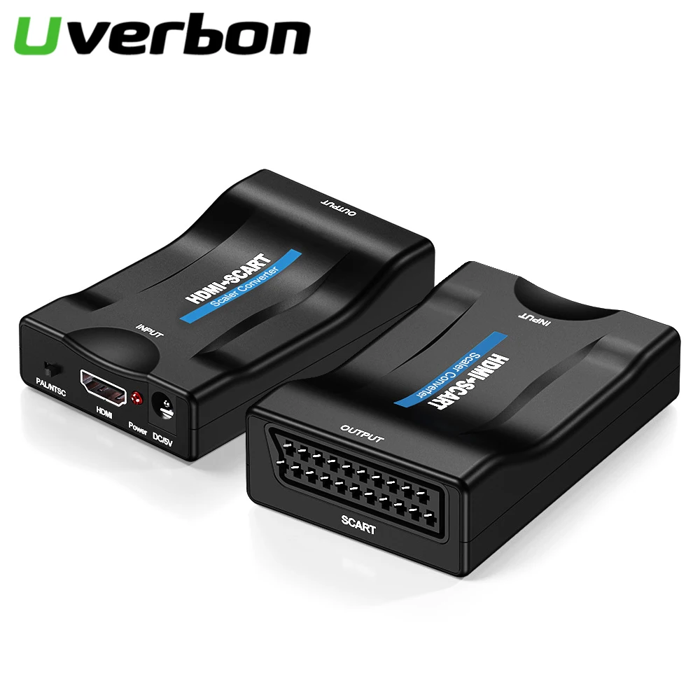 1080P HDMI к SCART Видео Аудио высококлассный конвертер SCART К HDMI AV адаптер сигнала HD приемник ТВ с ЕС Разъем питания оригинальная коробка 1080P HDMI к SCART Видео Аудио высококлассный конвертер SCART К HDMI AV адаптер сигнала HD приемник ТВ с ЕС Разъем питания оригинальная коробка