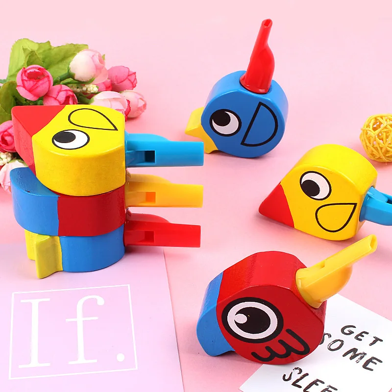 

1Pcs Children Cartoon Animals Cute Birds Whistling Playing Musical Instruments Toys Creative Mini Early Instrument for Infants