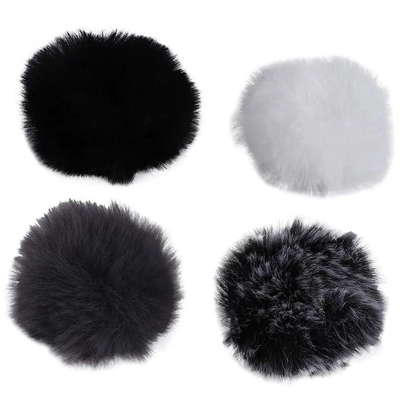 Universal Lavalier Microphone Furry Windscreen Fur Windshield Wind Muff Soft for Sony Rode Boya Lapel Mic 5Mm | Электроника