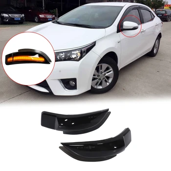 

Dynamics Flashing LED Signal Indicator Side Mirror Light for Toyota Camry Corolla Prius CRV Avalon