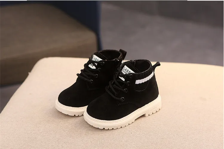 KINE PANDA Children's Boots Girls Boys Kids Shoes Thick Plush Warm Fall Winter Toddler Baby Boots 1 2 3 4 5 Years Old Anti-slide