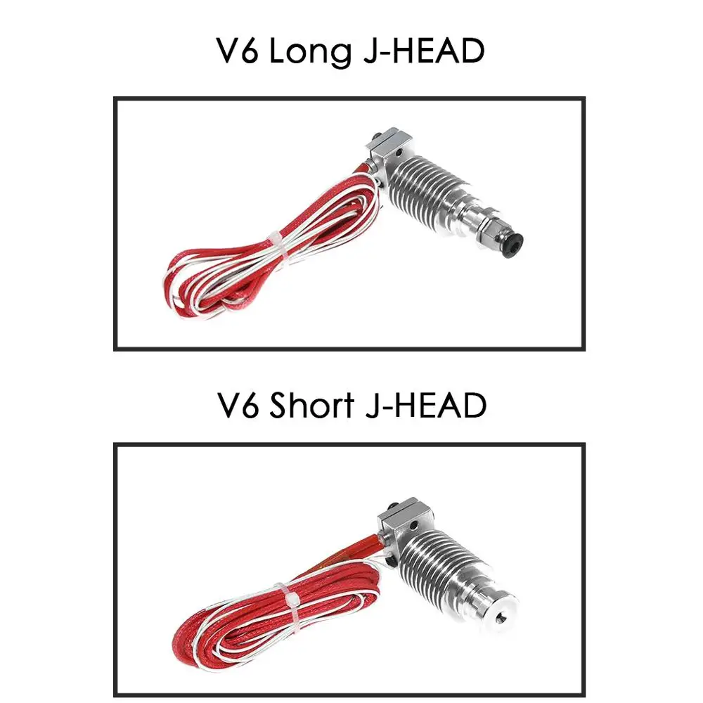 E3D V6 3D печать j головки hotend для 1 75/3 мм прямой нити Уэйд экструдер 0 2/0 3/0 4/0 5 сопло