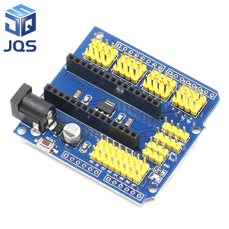 Buy NANO I/O IO Expansion Sensor Shield Module For Arduino UNO R3 Nano V3.0 3.0 Controller Compatible Board I2C PWM Interface 3.3V