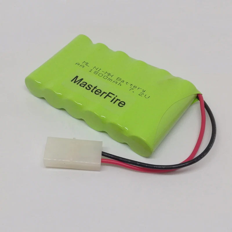 MasterFire 5 упак./лот 7,2 в AA 1800 мАч Ni-MH аккумулятор перезаряжаемые NiMH батареи с вилкой