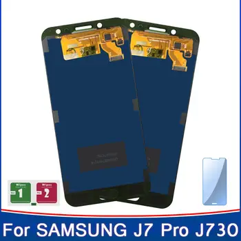 

2PCS LCD For High TFT Samsung Galaxy J7 Pro 2017 J730 J730F LCD Touch Screen Sensor Panel 100% Tested Working Replacement