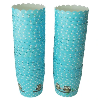 

50 X Cupcake Wrapper Paper Cake Case Baking Cups Liner Muffin Dessert Baking Cup