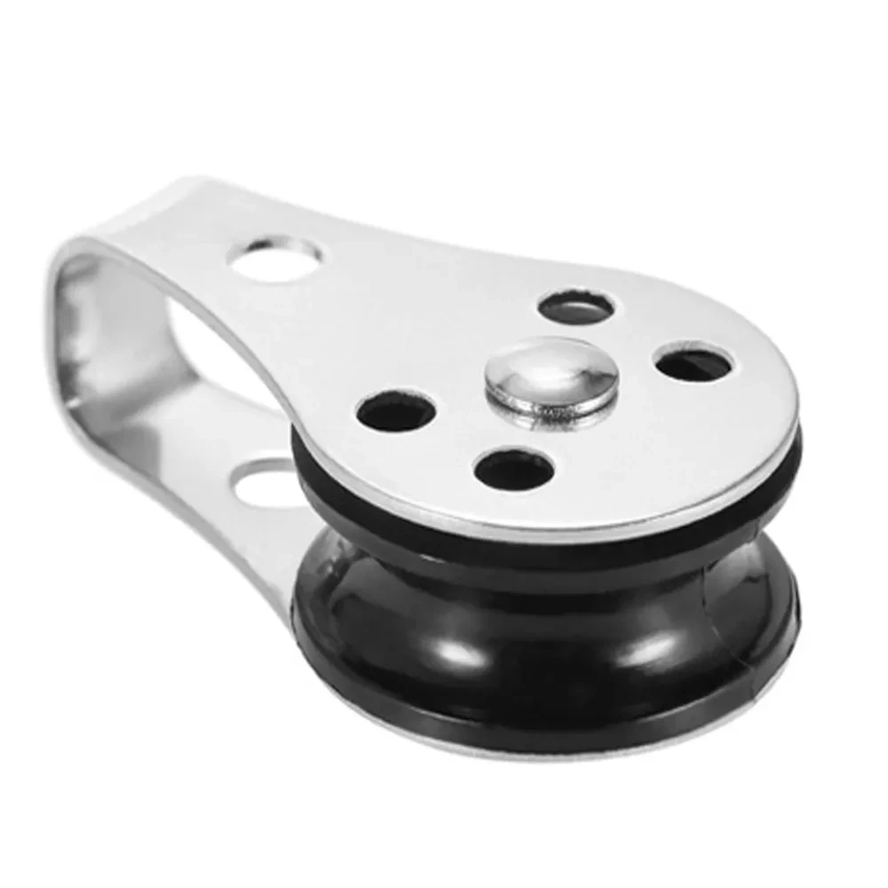 

Stainless Steel 316 Pulley Blocks Rope Runner Kayak Boat Accessories Canoe Anchor Trolley Kit for 2mm to 8mm Rope