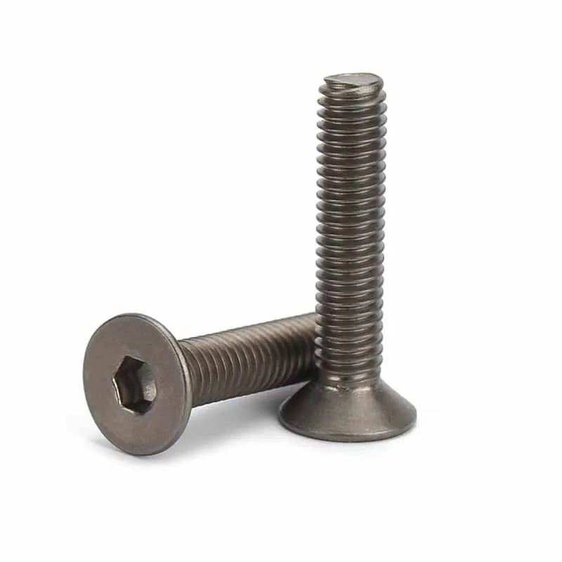 Hexagon socket head screw 2/5Pcs M2-M8 pure titanium DIN7991