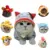 Забавная Шляпа для Кошки Подсолнух Одеваются Костюм Pet Hat Косплей Животных Согреться Красочные Китайский Стиль Головные Уборы Кошка Аксессуары