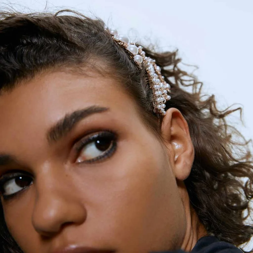 Girlgo ZA элегантные жемчужные заколки для волос, милые головные уборы, аксессуары, ювелирные изделия, модные металлические золотистые заколки