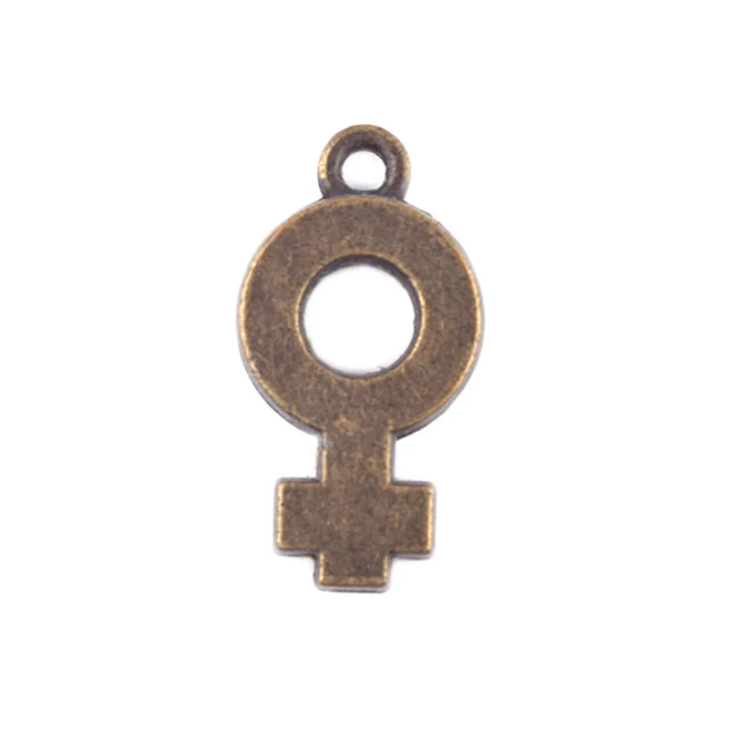 

wholesale Man Women Symbols Pendant Retro Bronze Tone Leather Style Necklace Pendant Ladies Jewelry Accessories 50pcs/lot