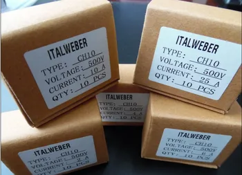 

Fuses: ITALWEBER CH10 2A 500V aM 1422002 / CH10 4A 1422004 / CH10 6A 1422006 / CH10 10A 1422010 / CH10 25A 1422025 aM