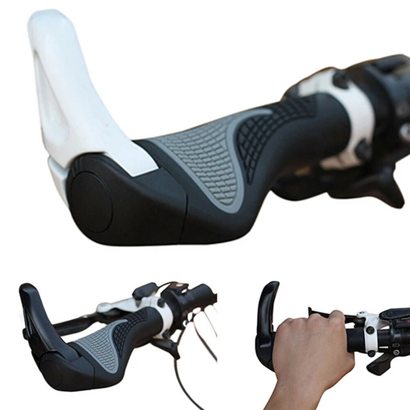

V 1 Pair Ergon Bar End Handlebar Cycle Bicycle Mountain Bike MTB Ergonomic Universal Handlebar Bike Accesorries
