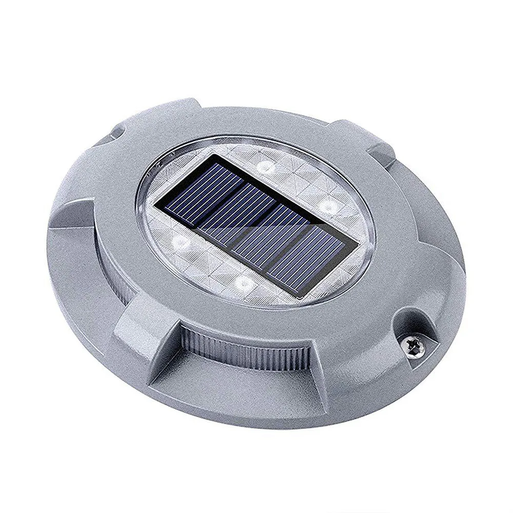 Solar Deck Ground Lamp Solar Power LED Underground Light IP68 Waterproof for Step Sidewalk Stair Garden Ground Pathway Yard