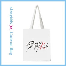 Kpop STRAY KIDS холлщовая сумка для детей модные сумки на плечо K-pop STRAY Детская сумка для покупок вентиляторы подарки, Прямая поставка