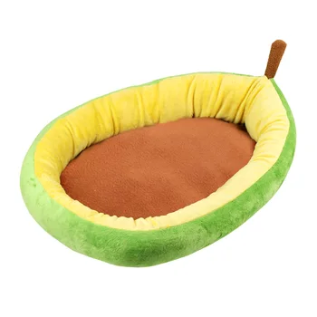 

Thickened Anti Bite Pet Bed Sleeping Cute Warm Nest Avocado Shape Puppy Washable Easy Clean Travel All Season Cat Dog Home