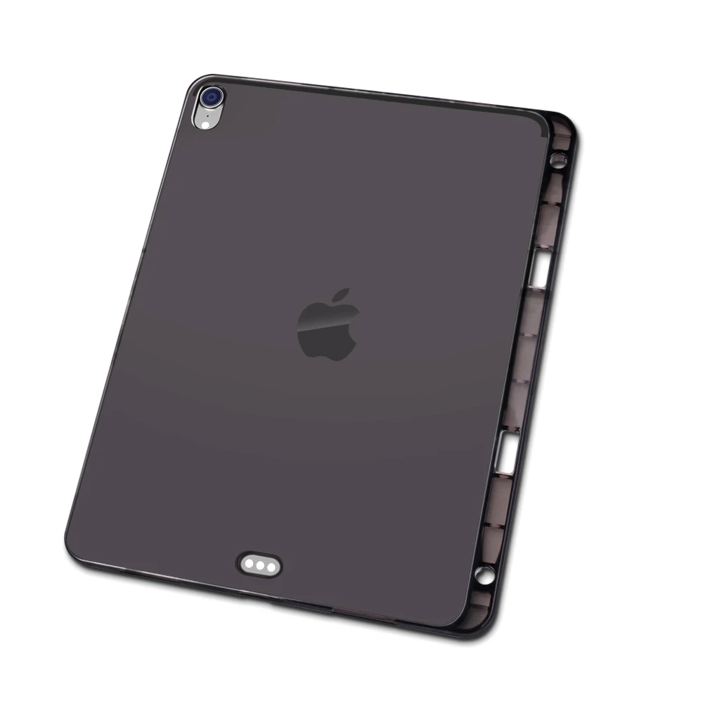 Для ipad Pro 12,9 чехол с карандашом силиконовый прозрачный чехол Полный Защитный Мягкий ТПУ чехол для ipad Pro 12,9 чехол