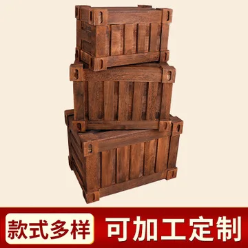 Деревянный ящик для хранения в стиле ZAKKA цветочный горшок креативный практичный твердый деревянный цветок подставка для цветочных горшков обработка древесины Customiz