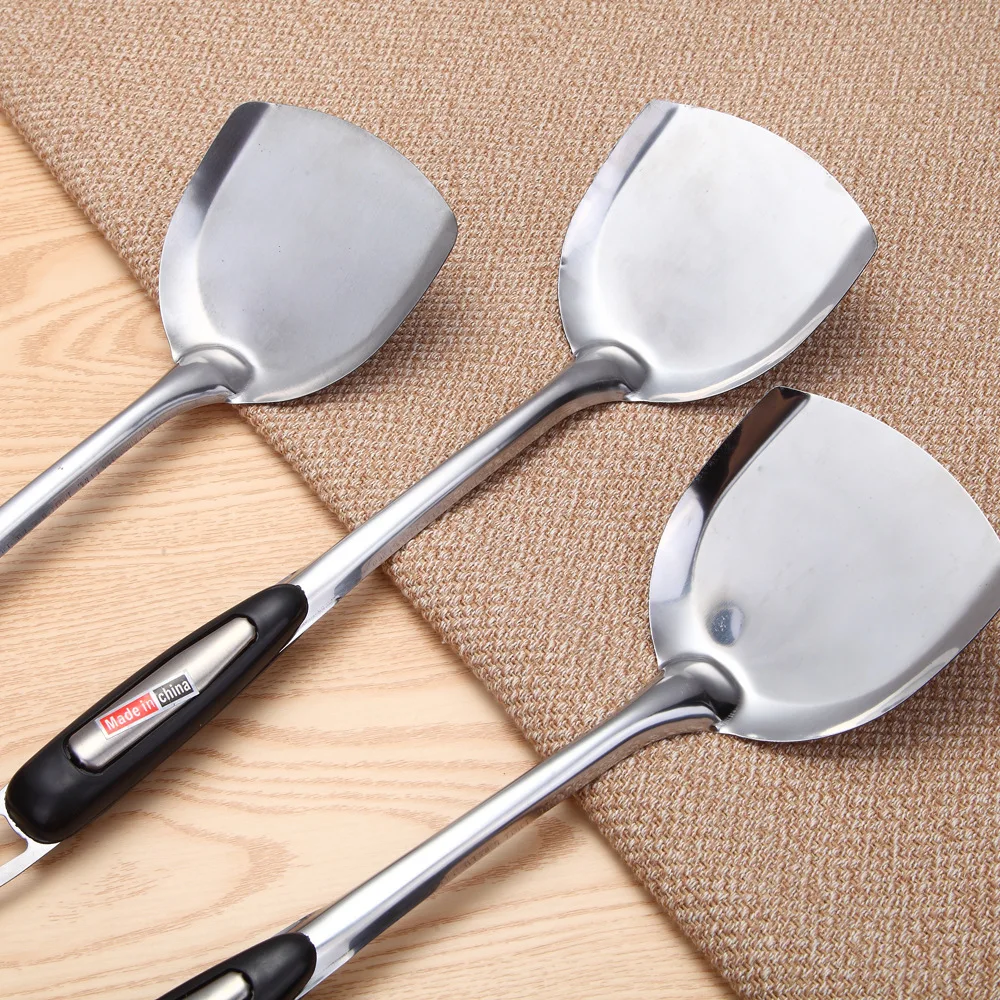 Stainless Steel Spatula Spoon Colander Lou Chan 4 Pieces In A Set Kitchen Supplies Wandering Peddler Stall Supply Of Goods Hot S