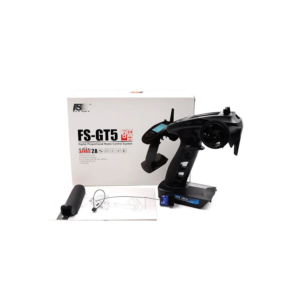 FlySky FS-GT5 2,4G 6CH AFHDS RC передатчик с FS-BS6 приемником для RC автомобиля RC лодки запчасти