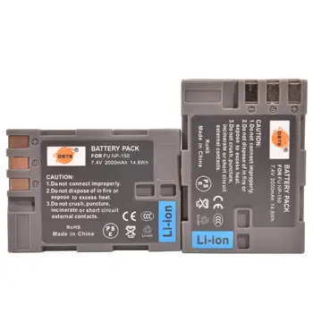

DSTE 2PCS NP-150 Camera Battery for Fuji FinePix S5 PRO Camera