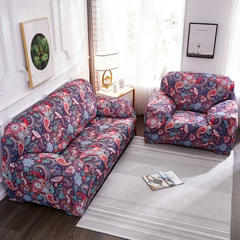 

Digital Printed Sofa Cover for Living Room Bohemian Style Stretch All-inclusive Non-slip Sofa Cushion Slipcovers Couch Cover