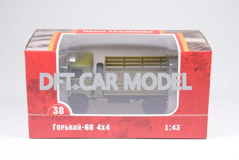 1:43 Масштаб сплав игрушка GAZ-66 Модель Детская игрушка грузовик авторизованный подлинные детские игрушки