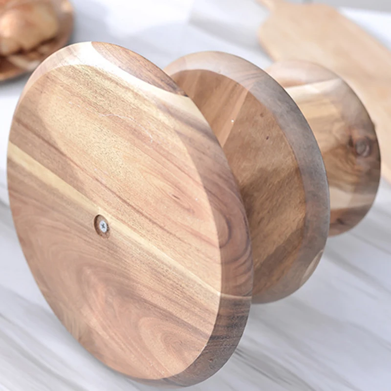 Cake Display Stand Cupcake Dessert Fruit 3 Layer Durable Wooden Holder Serving Tray Rack for Wedding Afternoon Tea Birthday A20