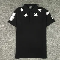Polos décontractés brodés en coton avec col et couronne, chemise de skateboard, haut mignon, nouveauté 2021, 7, 4 étoiles, 046 2