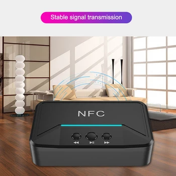 

Bluetooth Audio Receiver NFC/USB Disk Stereo Wireless Adapter 3.5mm AUX/RCA Speaker New Arrival