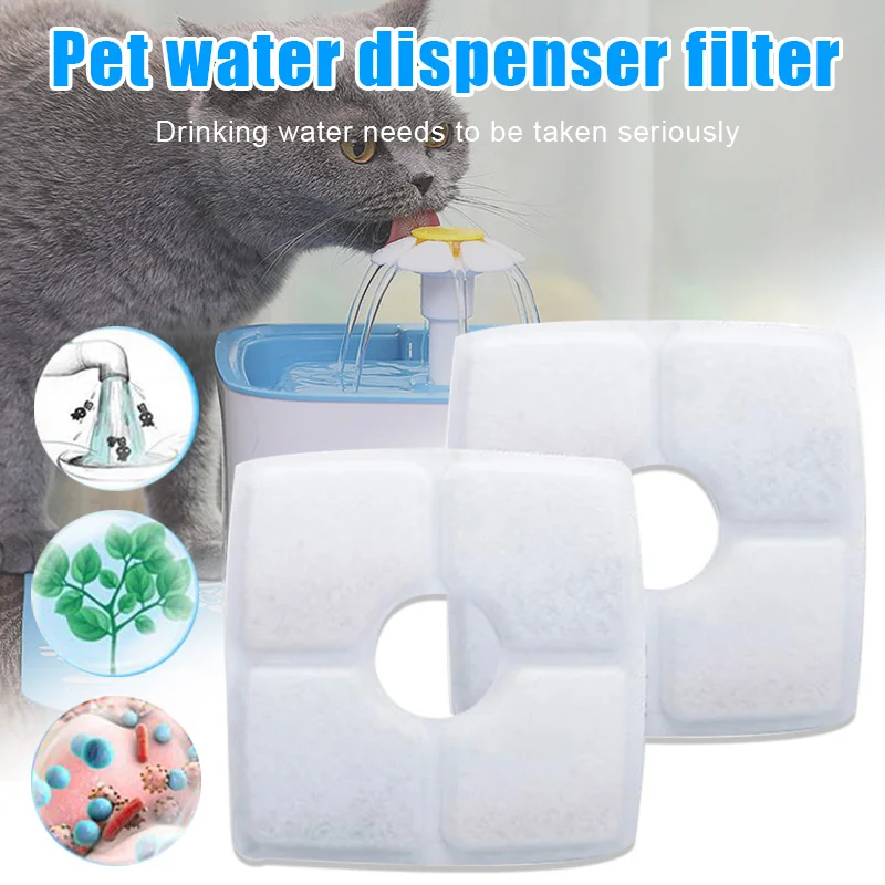 Automatic Pet Fountain Replacement Filters Set Dog Kitten Water Dispenser Filter@LS