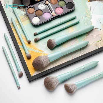 

KINLLY 10pcs Makeup Brushes Dropshipping professional Eyeshadow Concealer Eyeliner Powder Blending Lip Brush,Cosmetic Tool