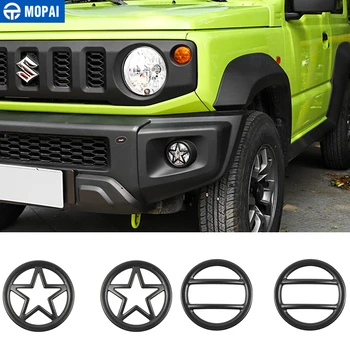 

MOPAI Lamp Hoods for Suzuki Jimny JB74 Car Front Fog Light Lamp Decoration Cover for Suzuki Jimny 2019+ Accessories