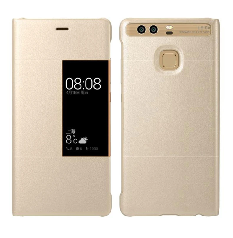 华为P9 PLUS 新款 侧窗皮套 (5)