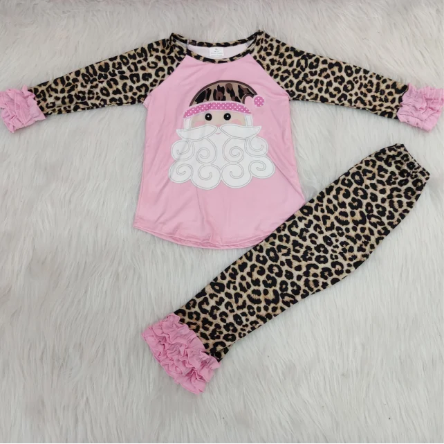 Ropa de moda para niñas, conjunto de ropa rosa, bonita x-mas, venta por mayor, Boutique de Navidad - AliExpress Madre y niños