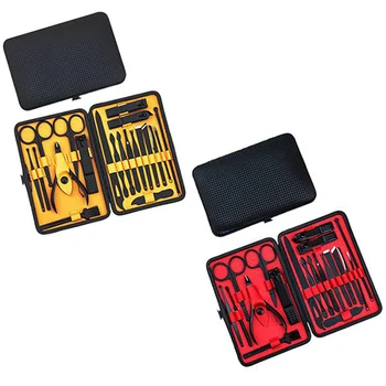 

20Pcs/Set Nail Clipper Stainless Steel Nail Clippers Scissors Set Kits Manicure Pedicure Care Set