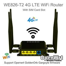 CAT4 CAT6 – routeur d'intérieur WiFi 3G4G LTE débloqué, Support Openwrt GoldenOrb/gargouille Firmware avec fente pour carte SIM