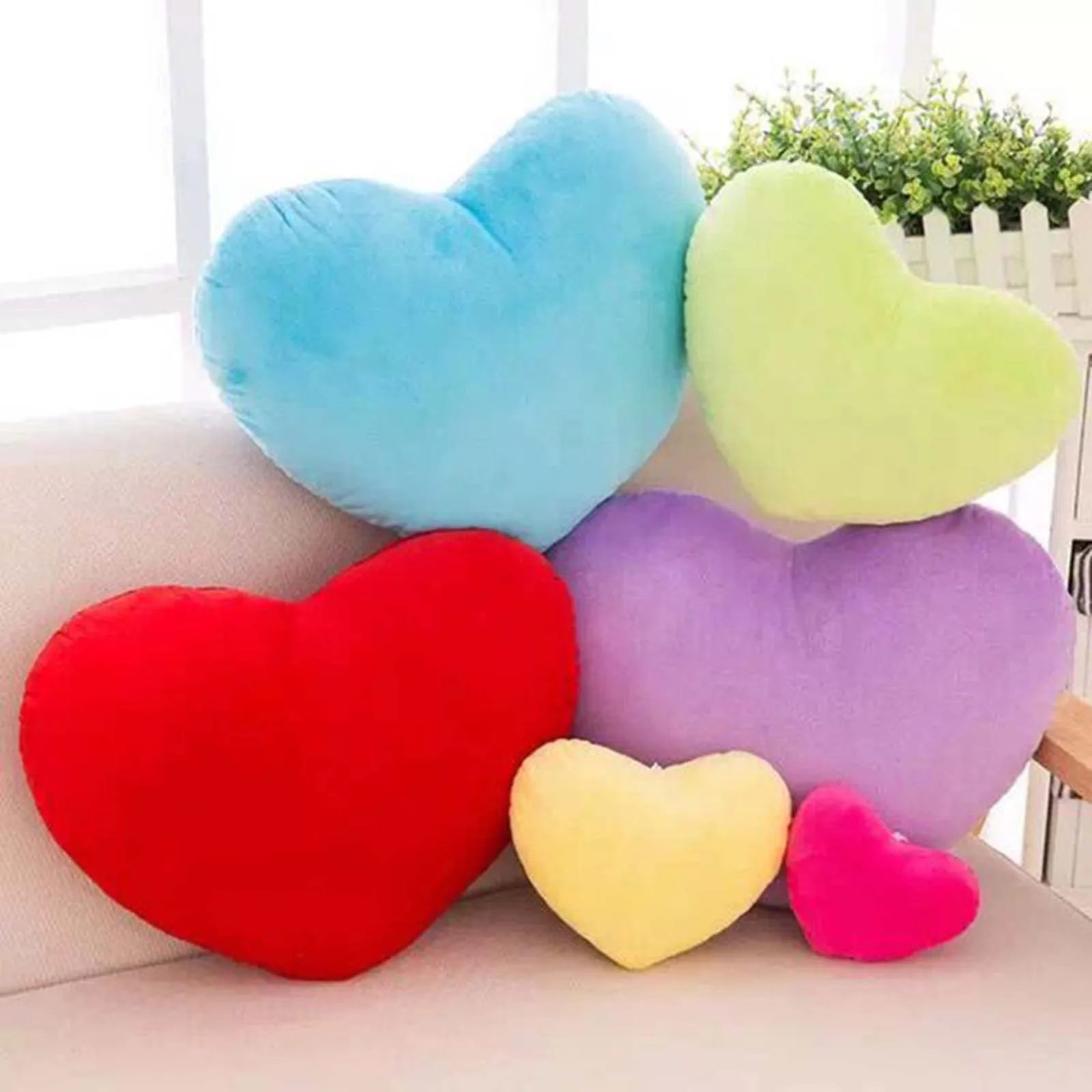 Heart Toy Soft Plush Pillow  6