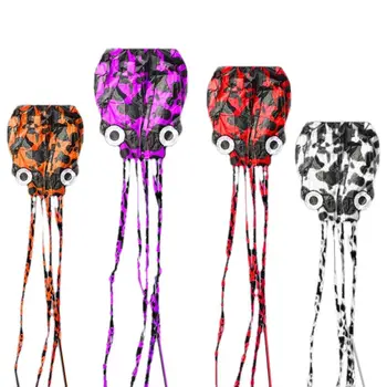 

Children Cartoon Spotted Octopus 4m Kite with 100m Line Board Skeletonless Kite K92D
