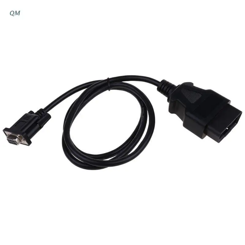 Универсальный адаптер OBD2 16Pin к DB9 RS232 Автомобильный диагностический интерфейс 13MF |