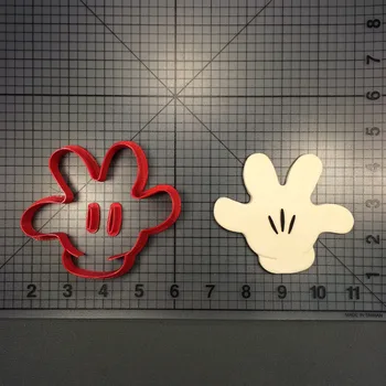 

Mouse mickey glove cookie tool baking set customized molds parent-child diy home baking kitchen fondant baking tool cake molds