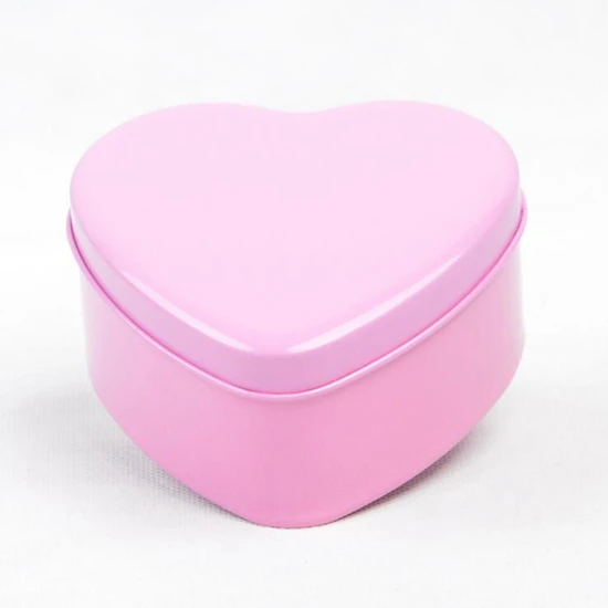 pink candy box Металлическая в форме сердца коробка для конфет для подарка свадебный подарок свадебное оформление коробки поставки Конфеты жестяная упаковка коробка сумки вечерние сувениры - Цвет: pink candy box
