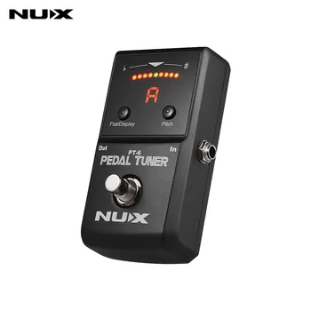 

NUX PT-6 Chromatic Tuner Pedal with 2 tuning mode display Full Metal Shell Guitar Accessoires